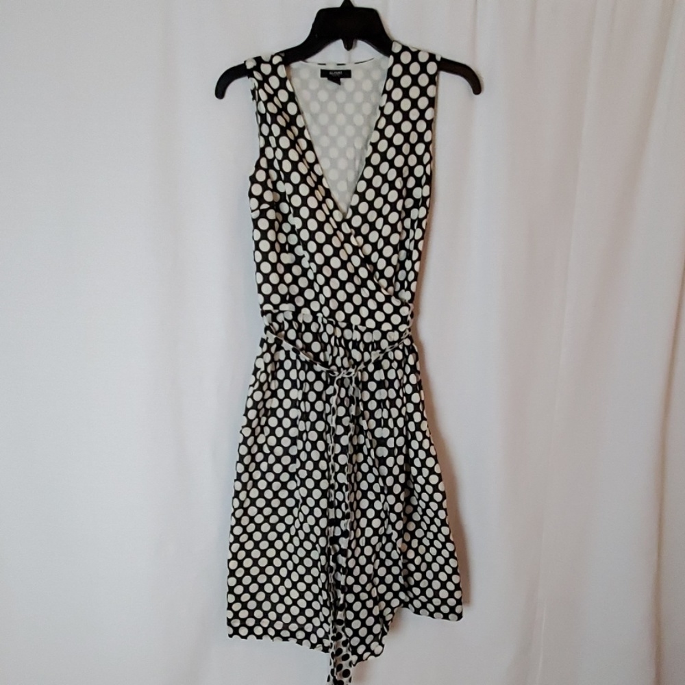 Alfani black and white dress.
